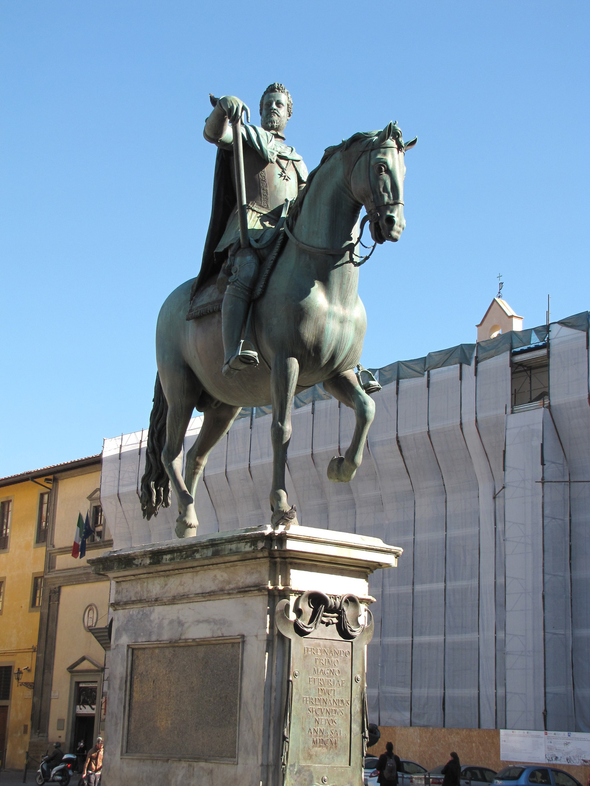 I. Ferdinánd nagyherceg szobra az Annunziata téren