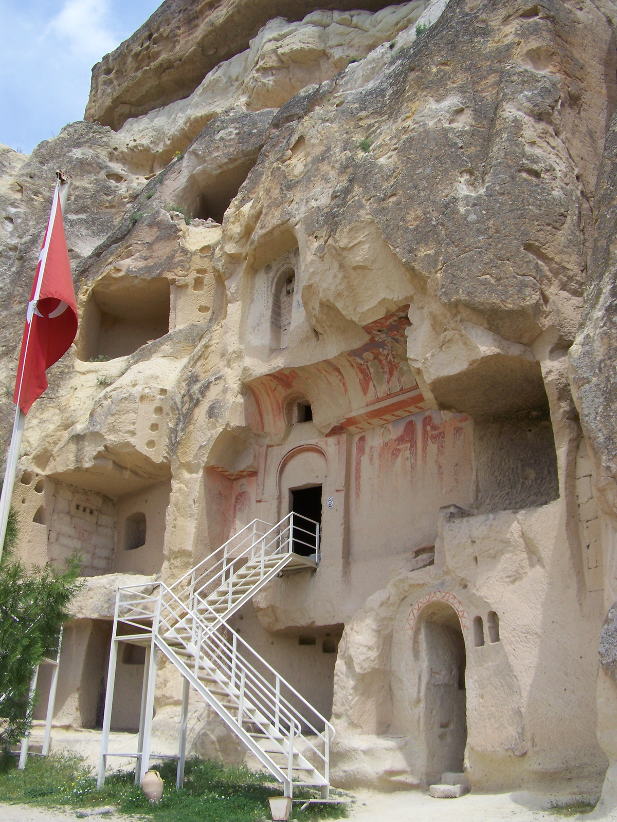 Kappadókia, ókeresztény templom Göreme közelében