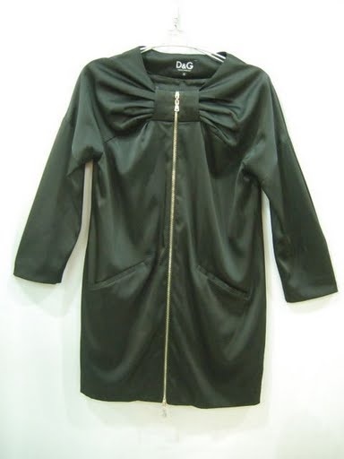 90808E-14A DG BLACK COTTON COAT SIZE S M L PRICE USD 46[1]