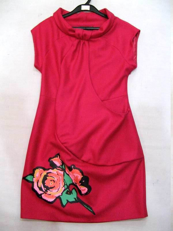 91006B-21 LV RED WOOL DRESS SIZE 2 4 6 PRICE USD46