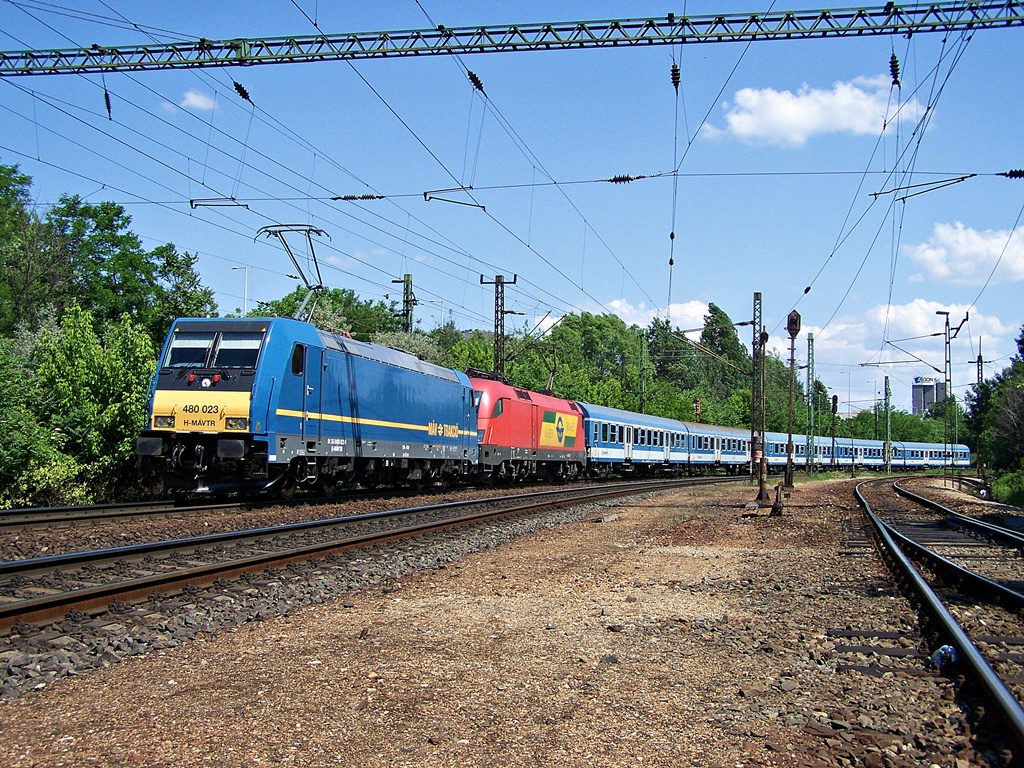 480 023 + 1116 063 - 7 Kelenföld (2012.05.27).