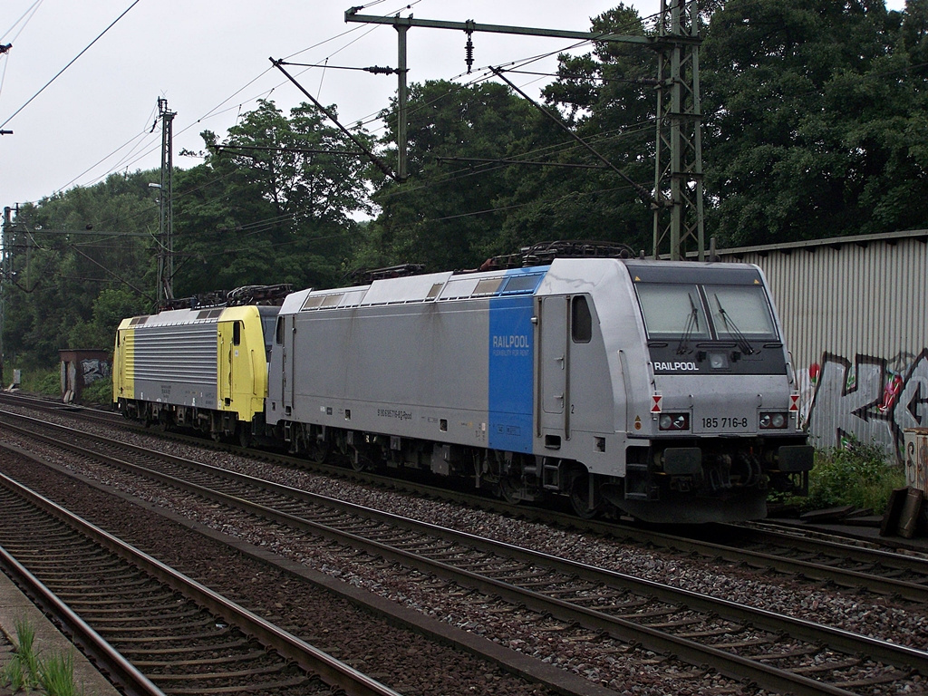 ES 64 F4 031 + 185 716 - 8 Hamburg - Harburg (2012.07.11).