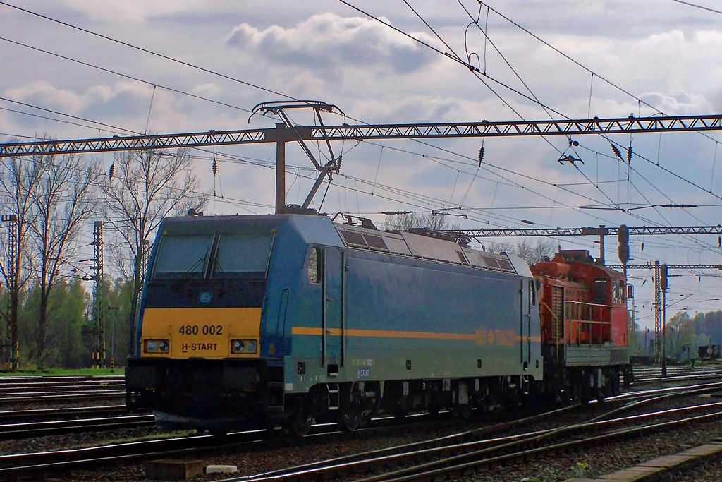 480 002 + 448 406 Dombóvár (2014.03.26).