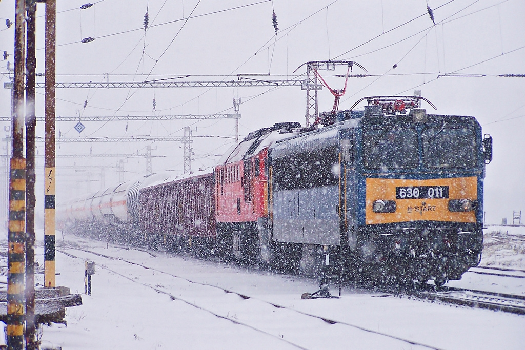 630 011 + 628 116 Dombóvár (2015.02.06).