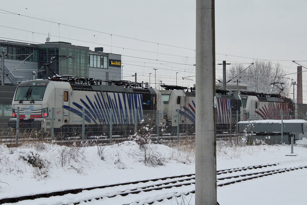 193 776+186 444+193 772 München-Allach (2018.02.18).