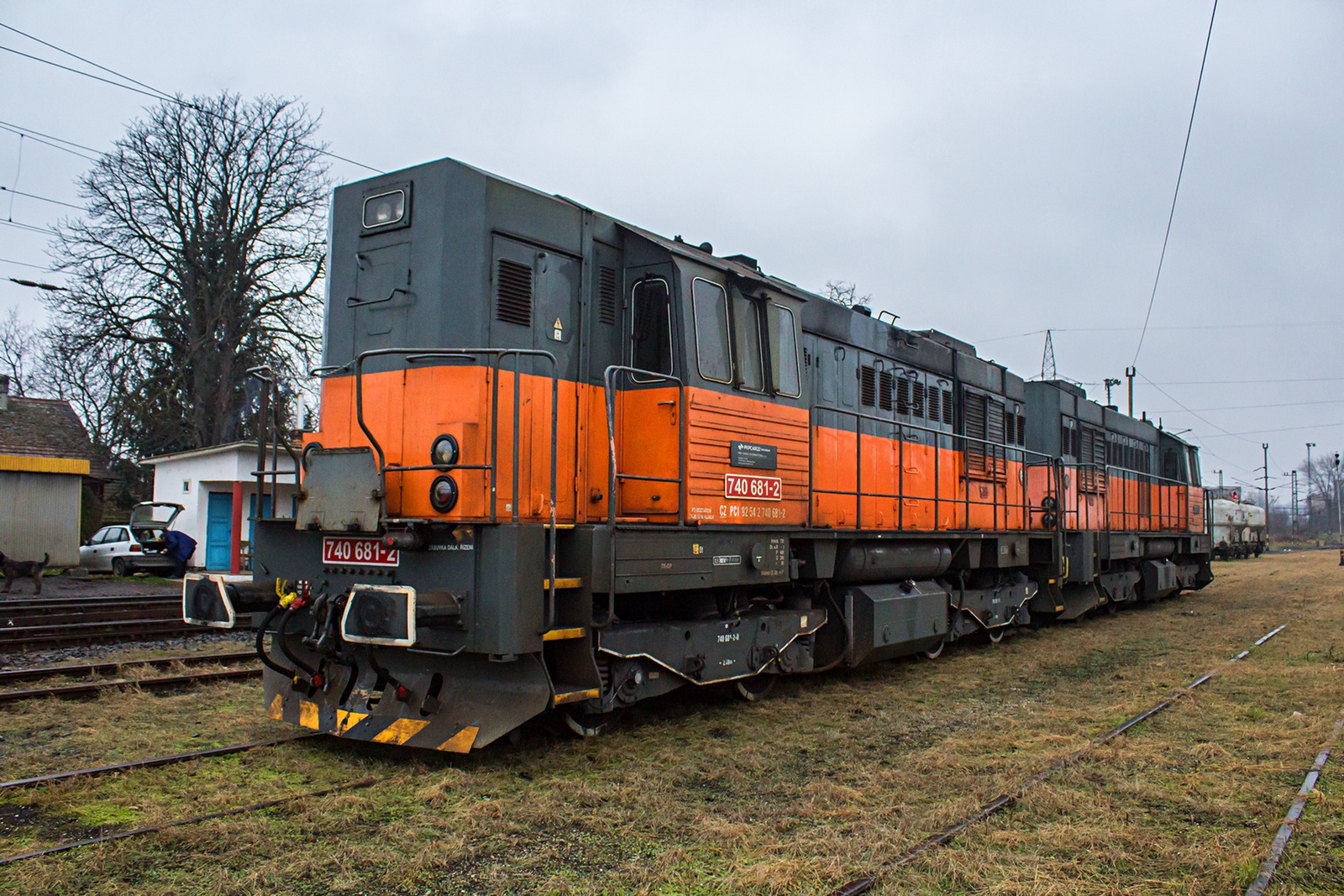 740 681 Pécsbánya-Rendező (2020.12.27).