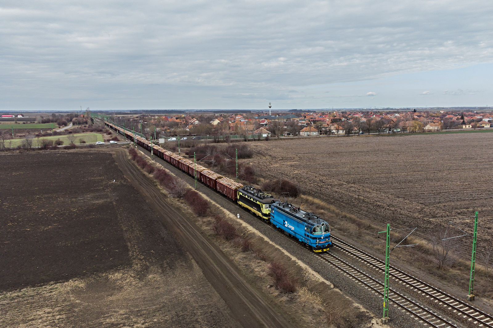 230 047+242 287 Tiszatenyő (2022.02.18).