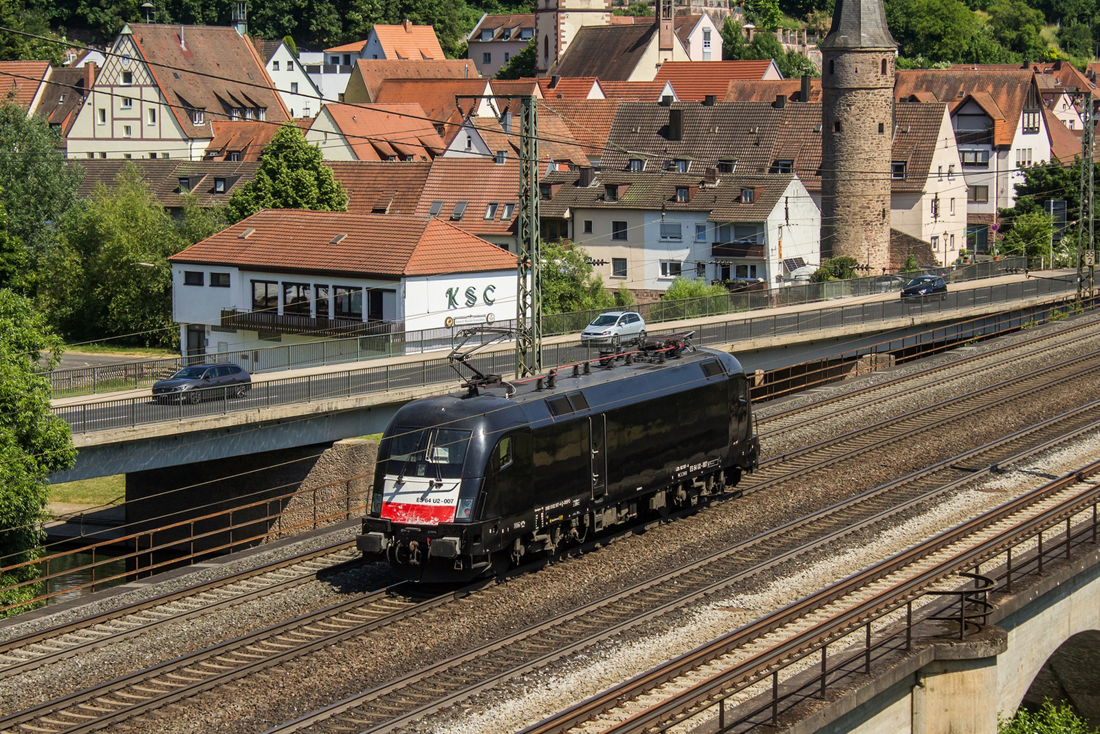 ES 64 U2 - 007 Gemünden am Main (2023.06.13)