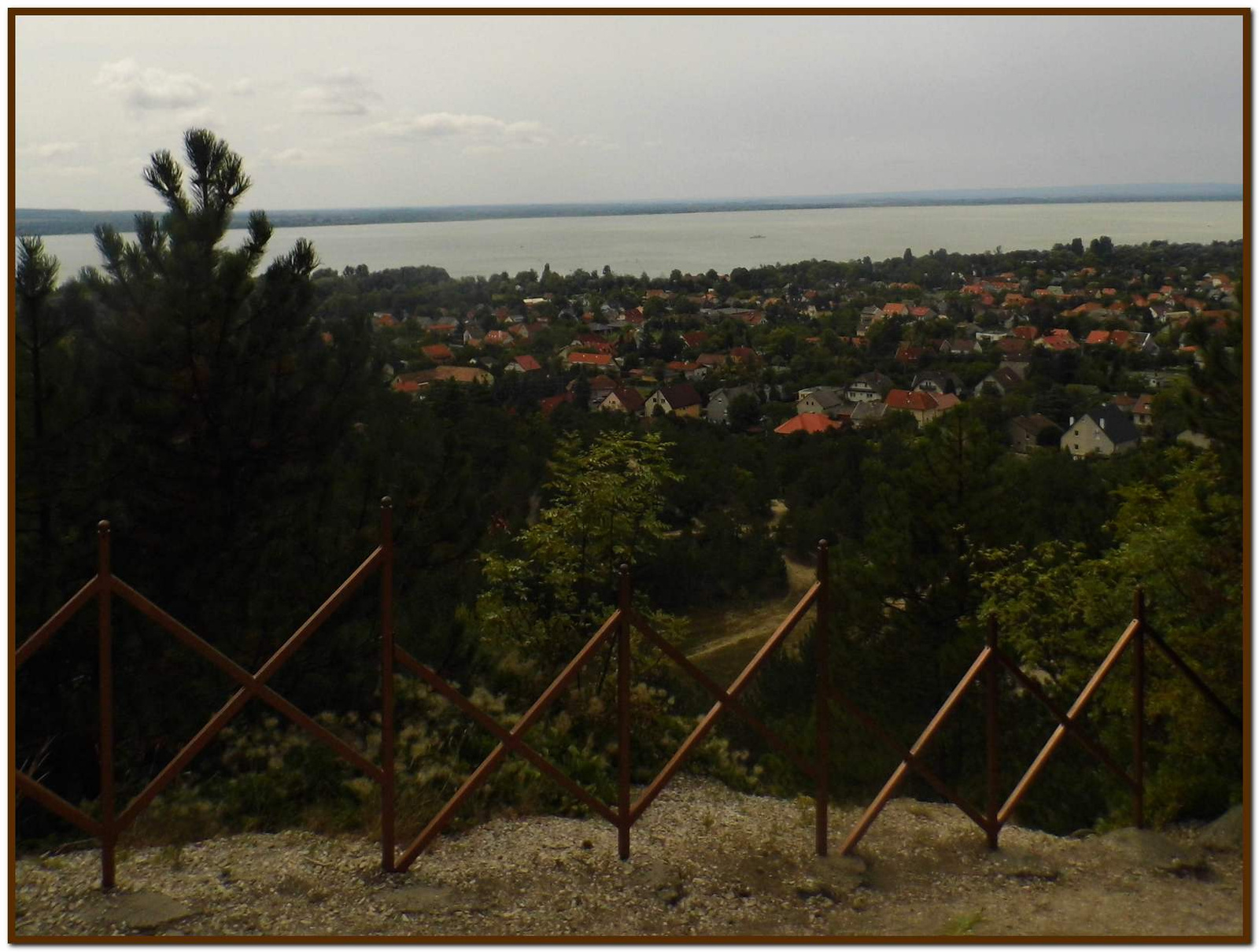 Vonyarcvashegy - kilátás a Balatonra