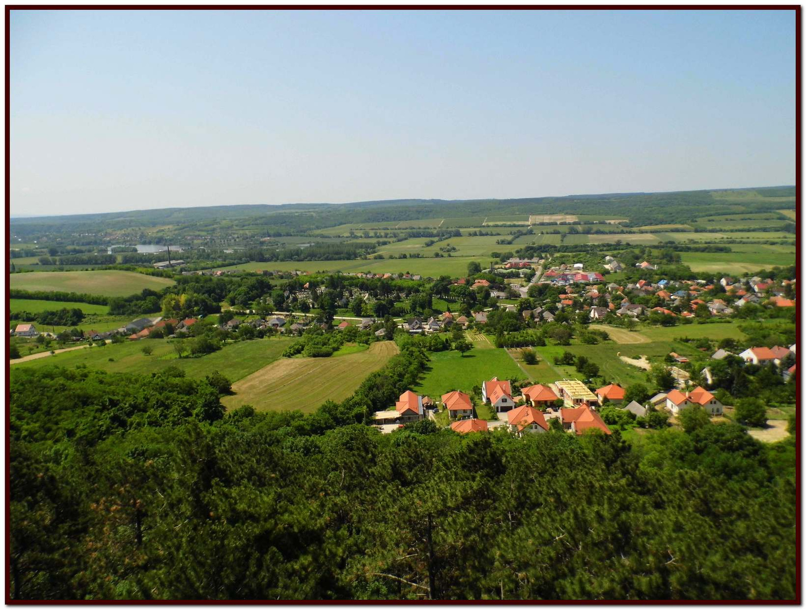 Pannonhalma - kilátás a lombkorona ösvényről