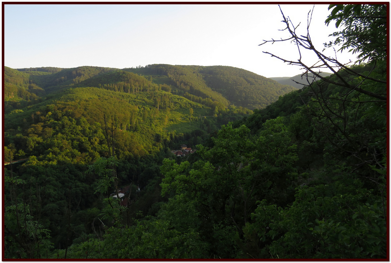 Lillafüred - Panoráma a Szeleta-barlang közelében