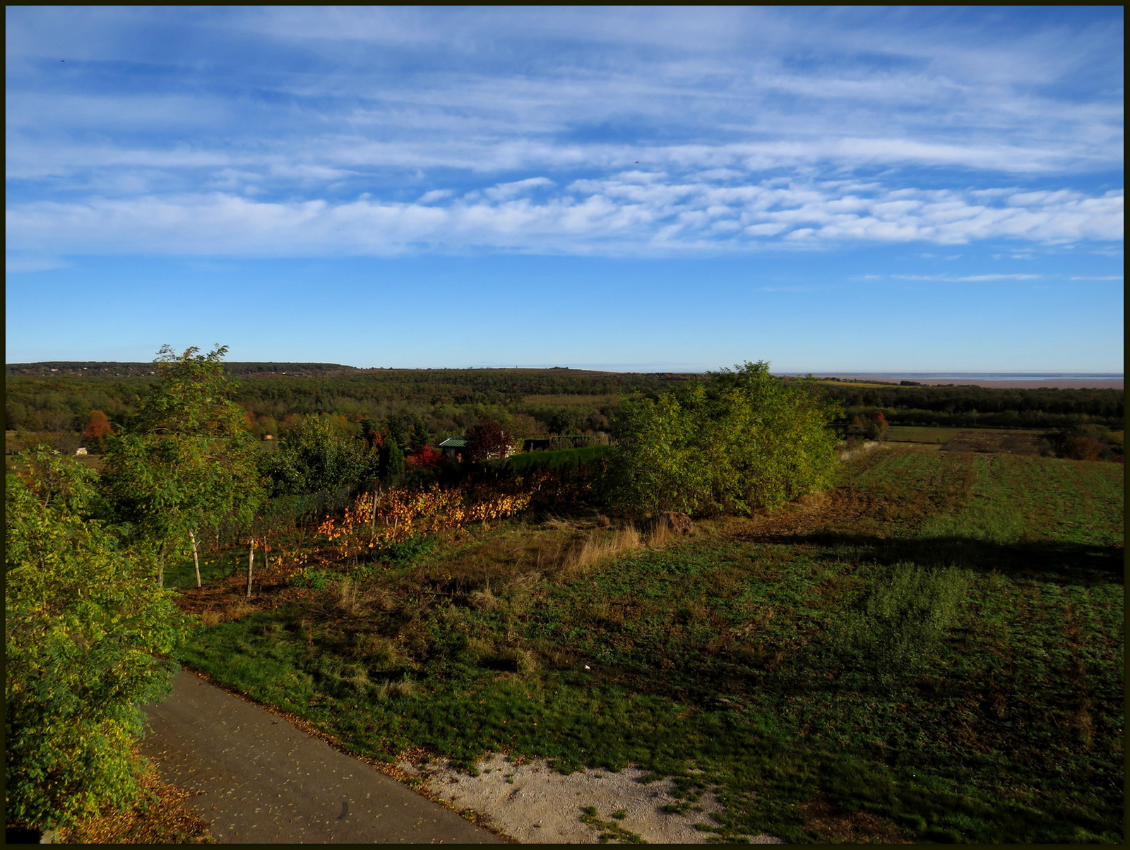 Panoráma a kópházi kilátóból