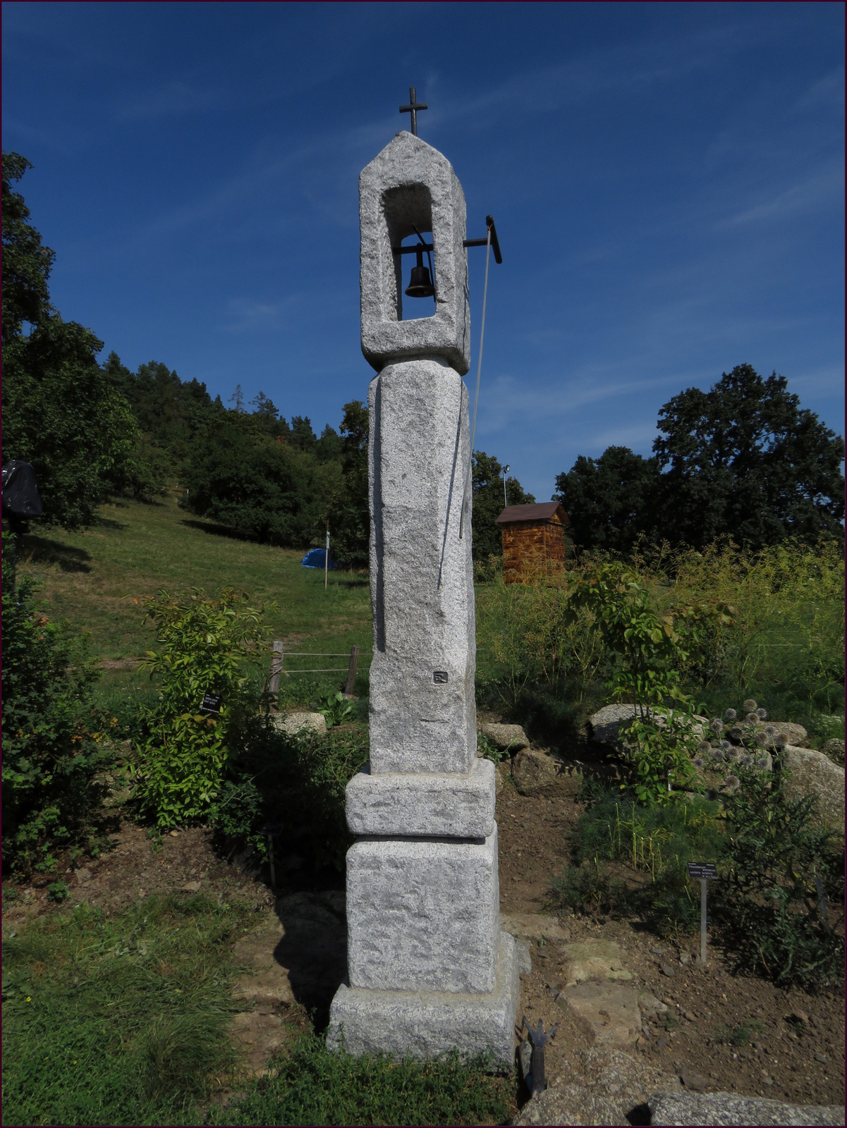 Prága - Botanikus kert - séta a kertben