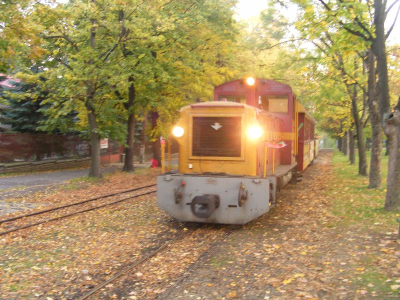 ... jön a vonat visszafelé Mátrafüreden