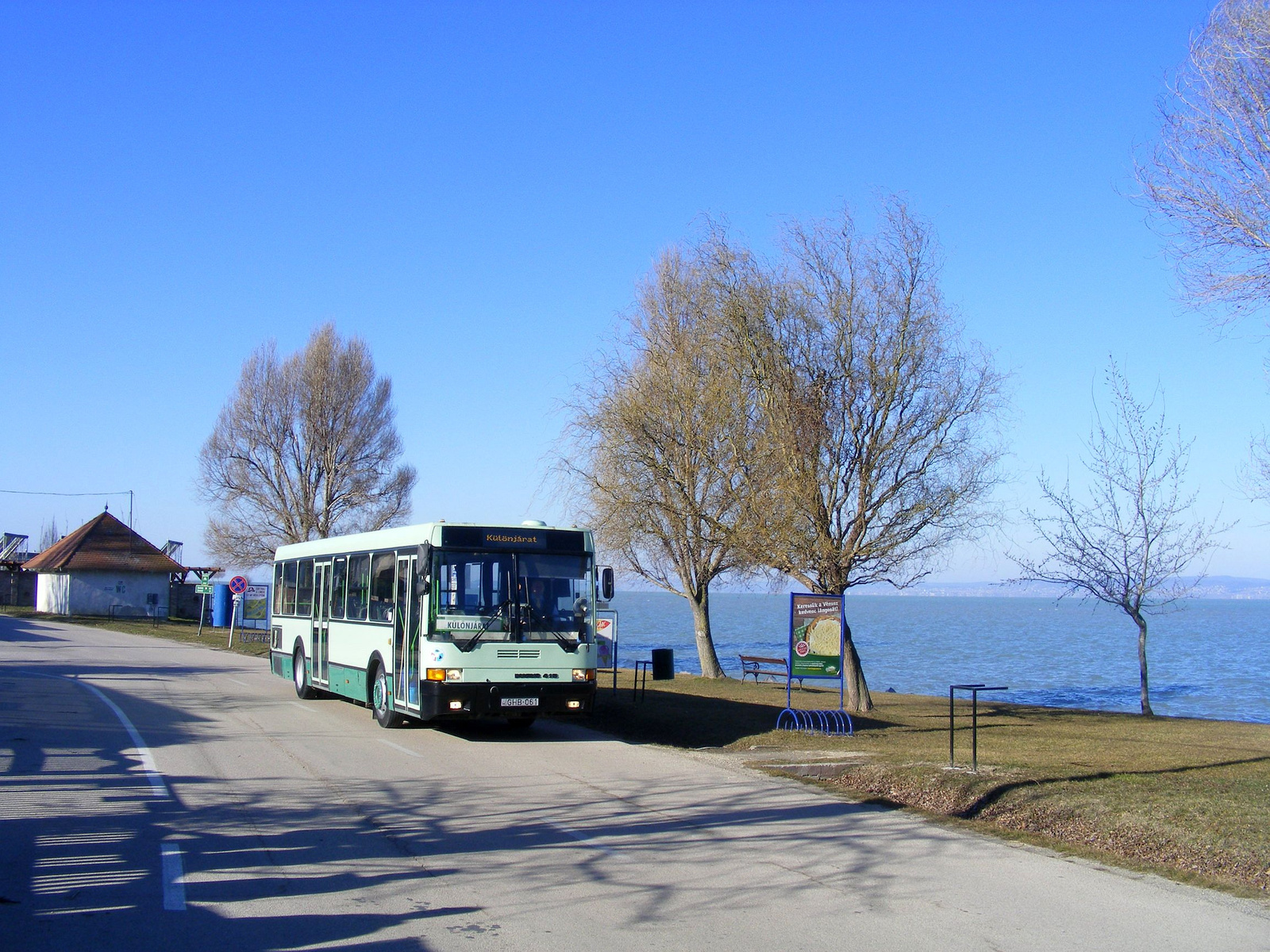 Szabadi-sóstó, Balaton-part