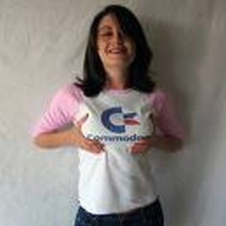 commodore logo girl