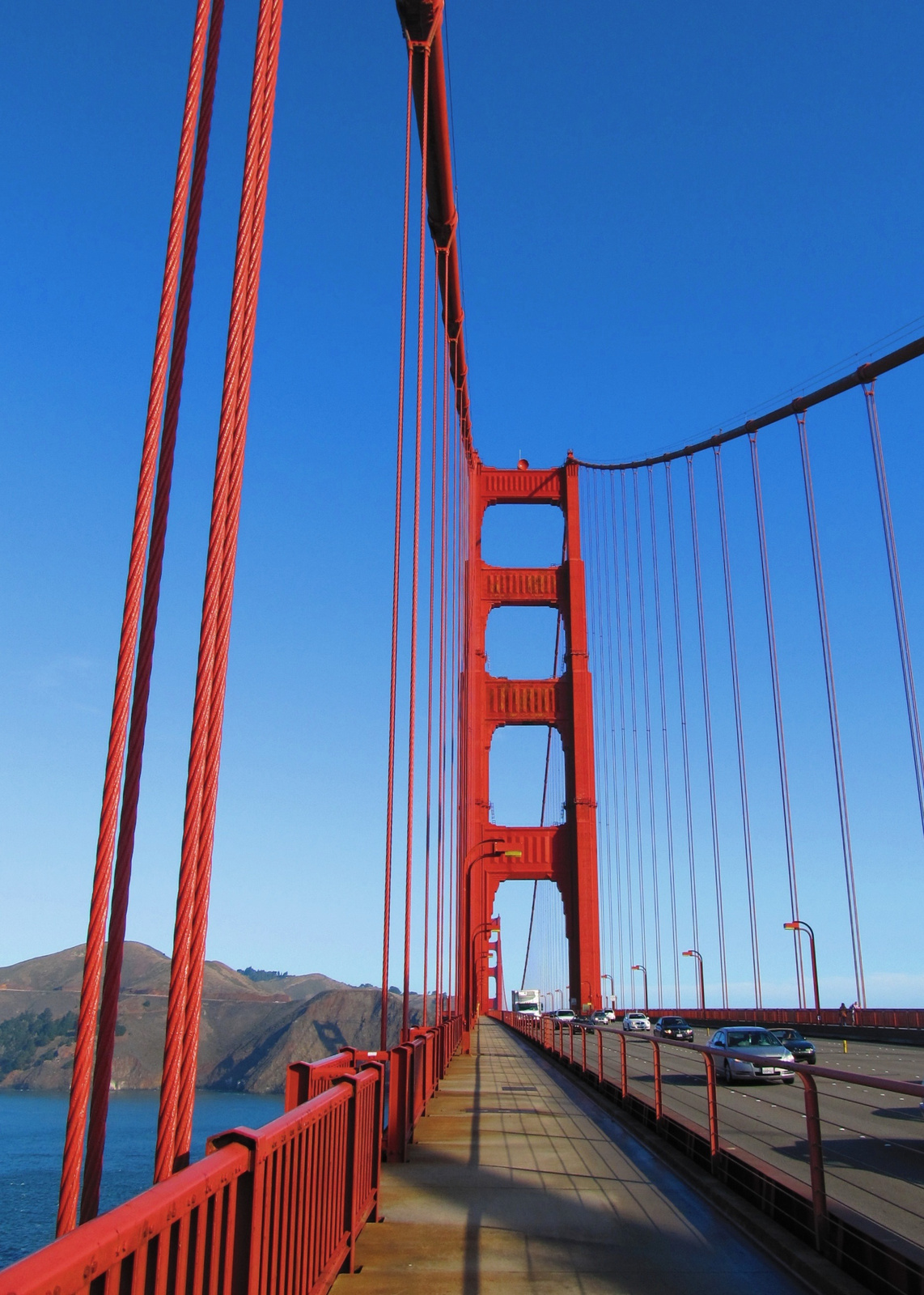 Bicikliút a Golden Gate-en