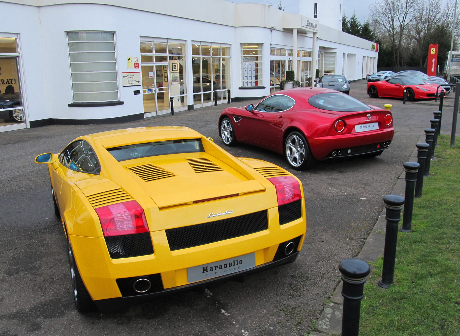 Lamborghini Gallardo - Alfa Romeo 8C Competizione