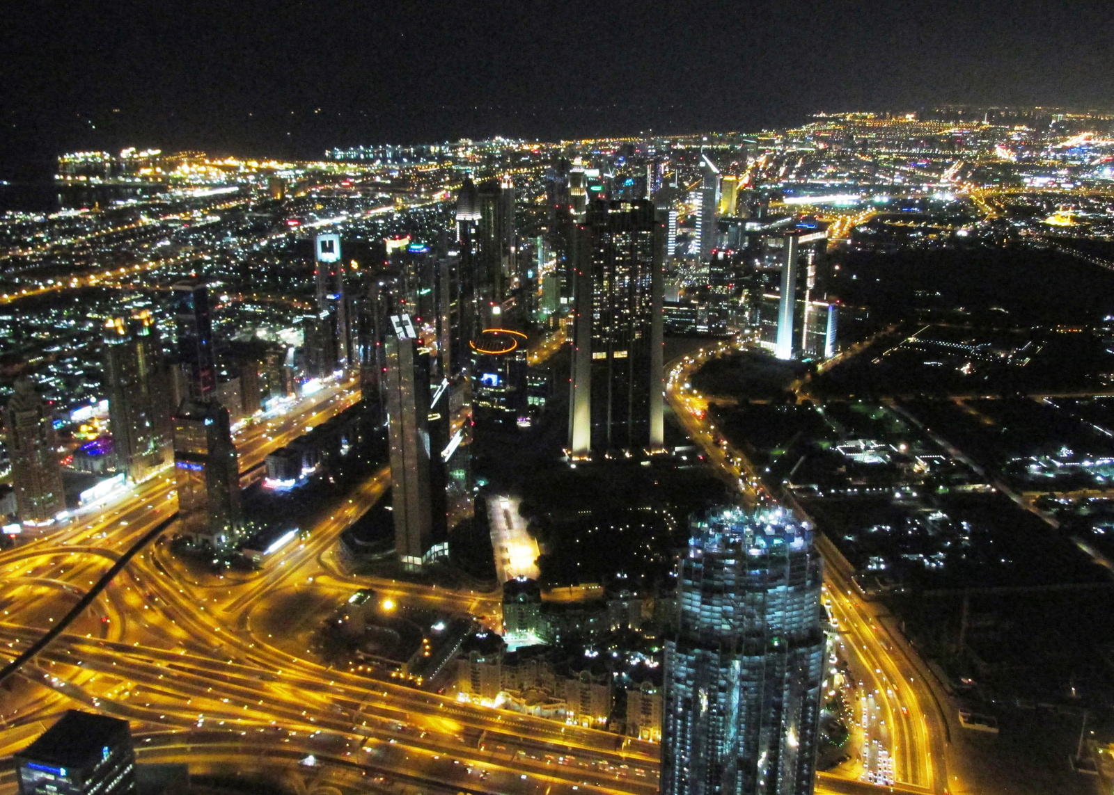 Kilátás a Burj Khalifáról