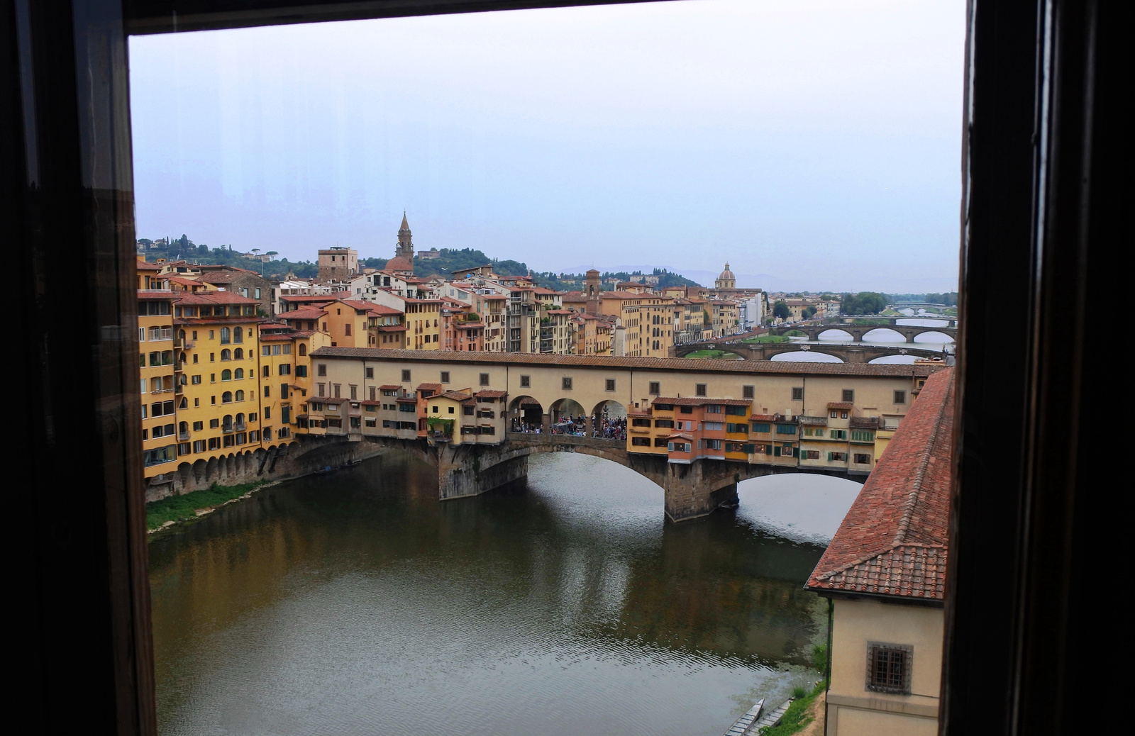 Ponte Vecchio az Uffizi ablakából