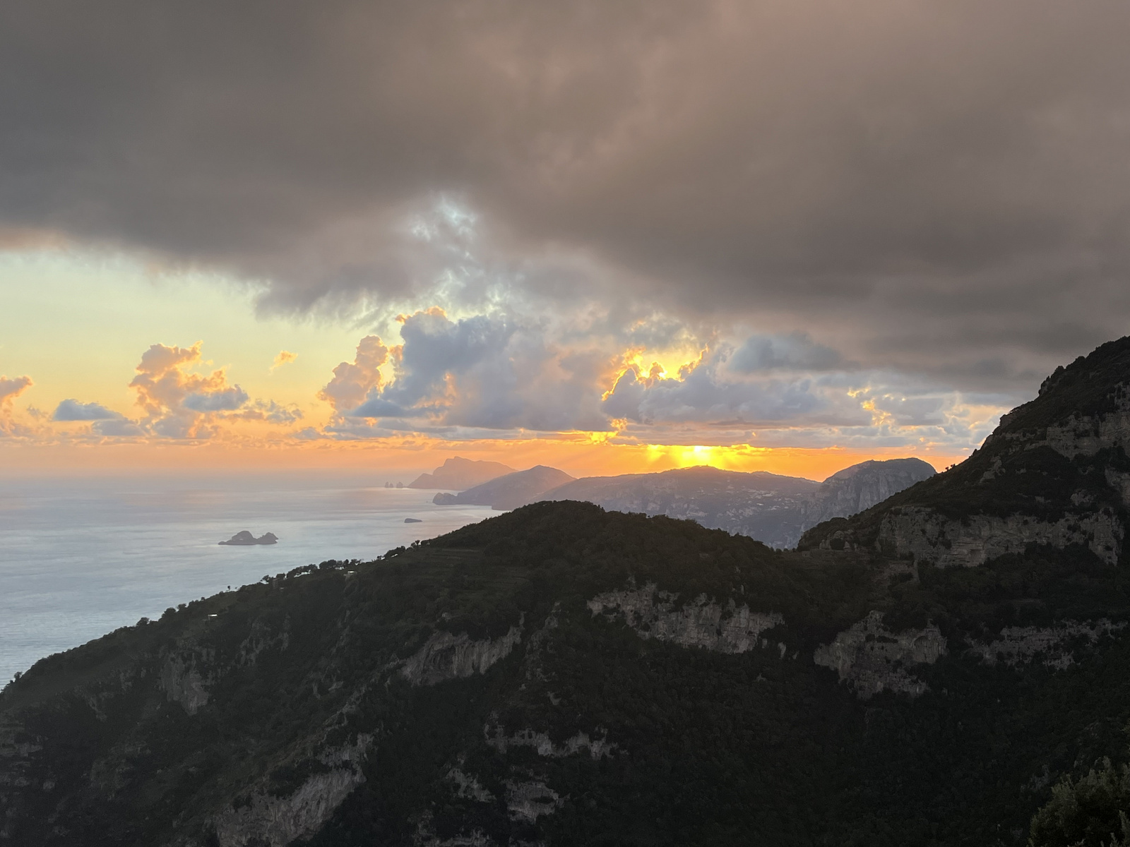 Amalfi naplemente