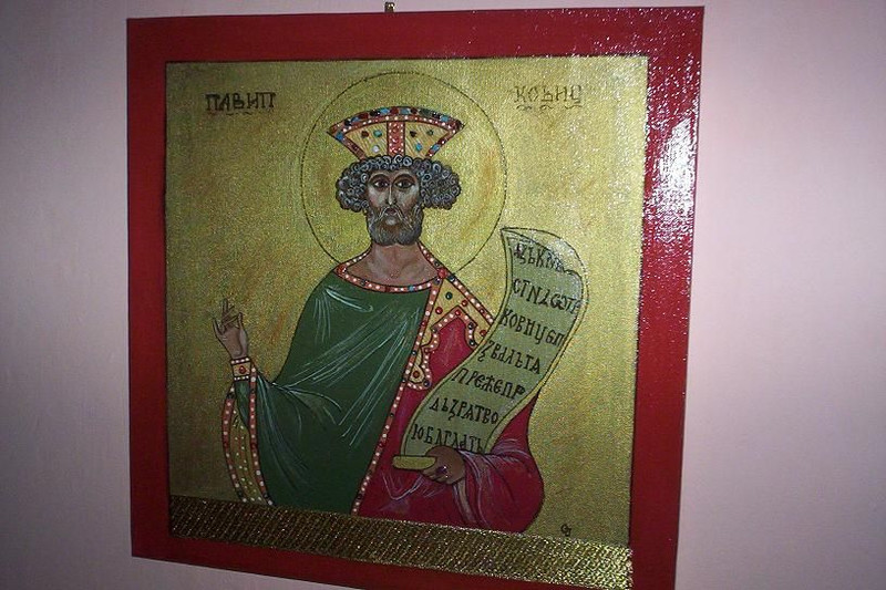 Dávid király-festmény