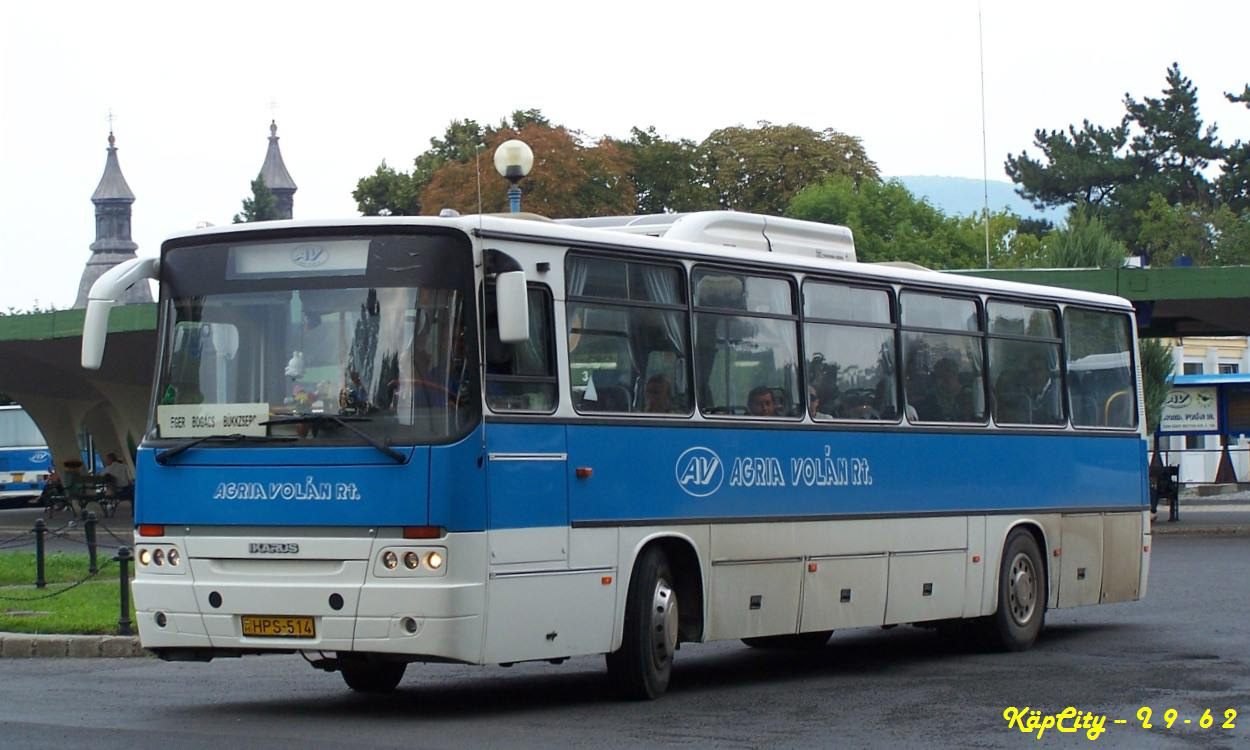HPS-514 - Eger, Autóbusz Állomás