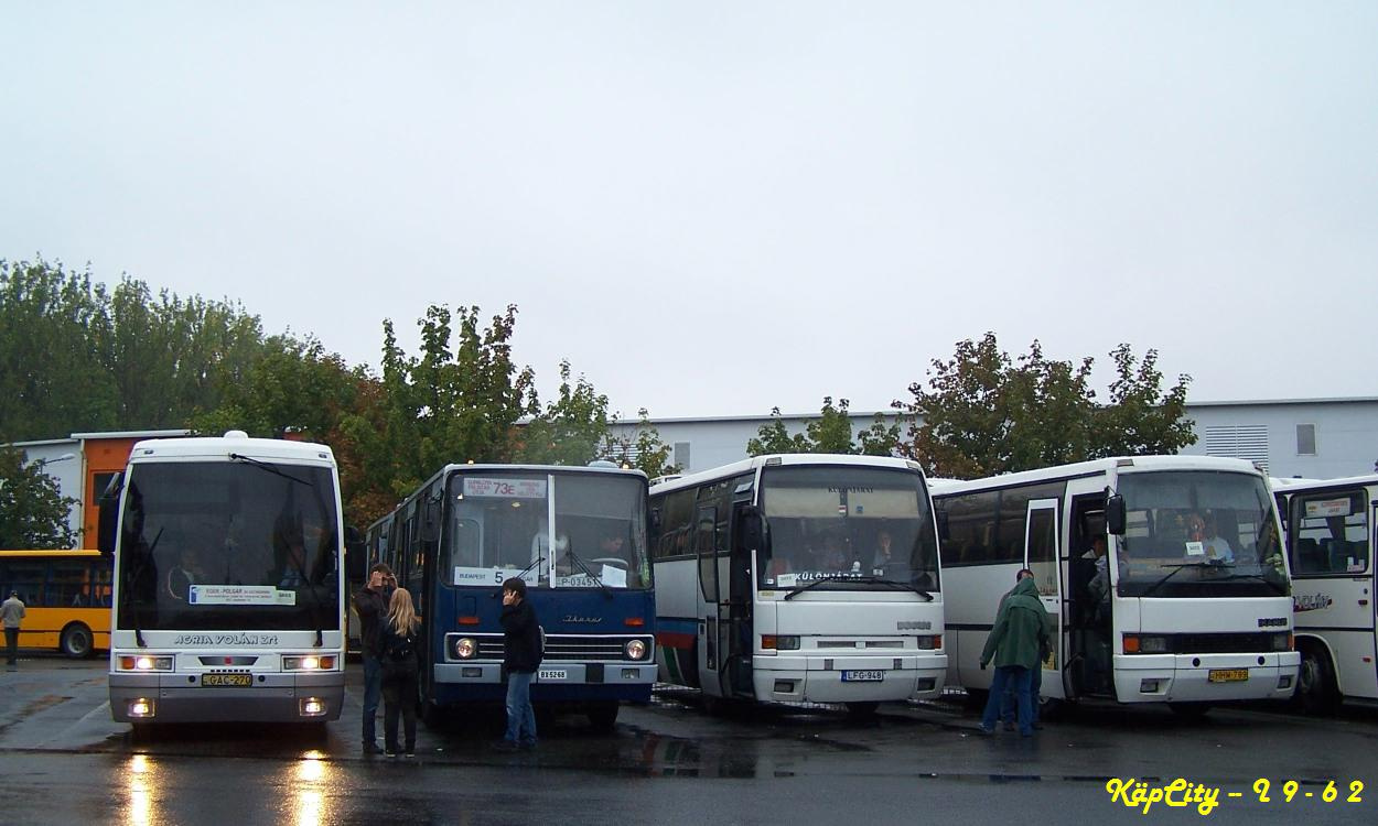 GAC-270 + BPI-981 + LFG-748 + HHW-789 - Tiszaújváros, Autóbusz Á