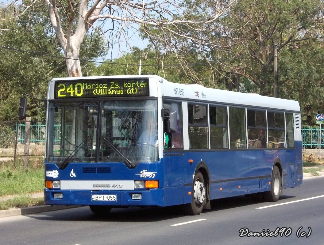 BPI-055, Ikarus 412 (Budaörs, Felsőhatár utca)
