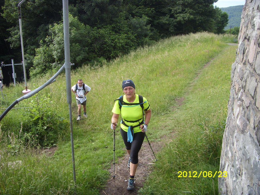 7 km emelkedő után Nagy Hideg hegy