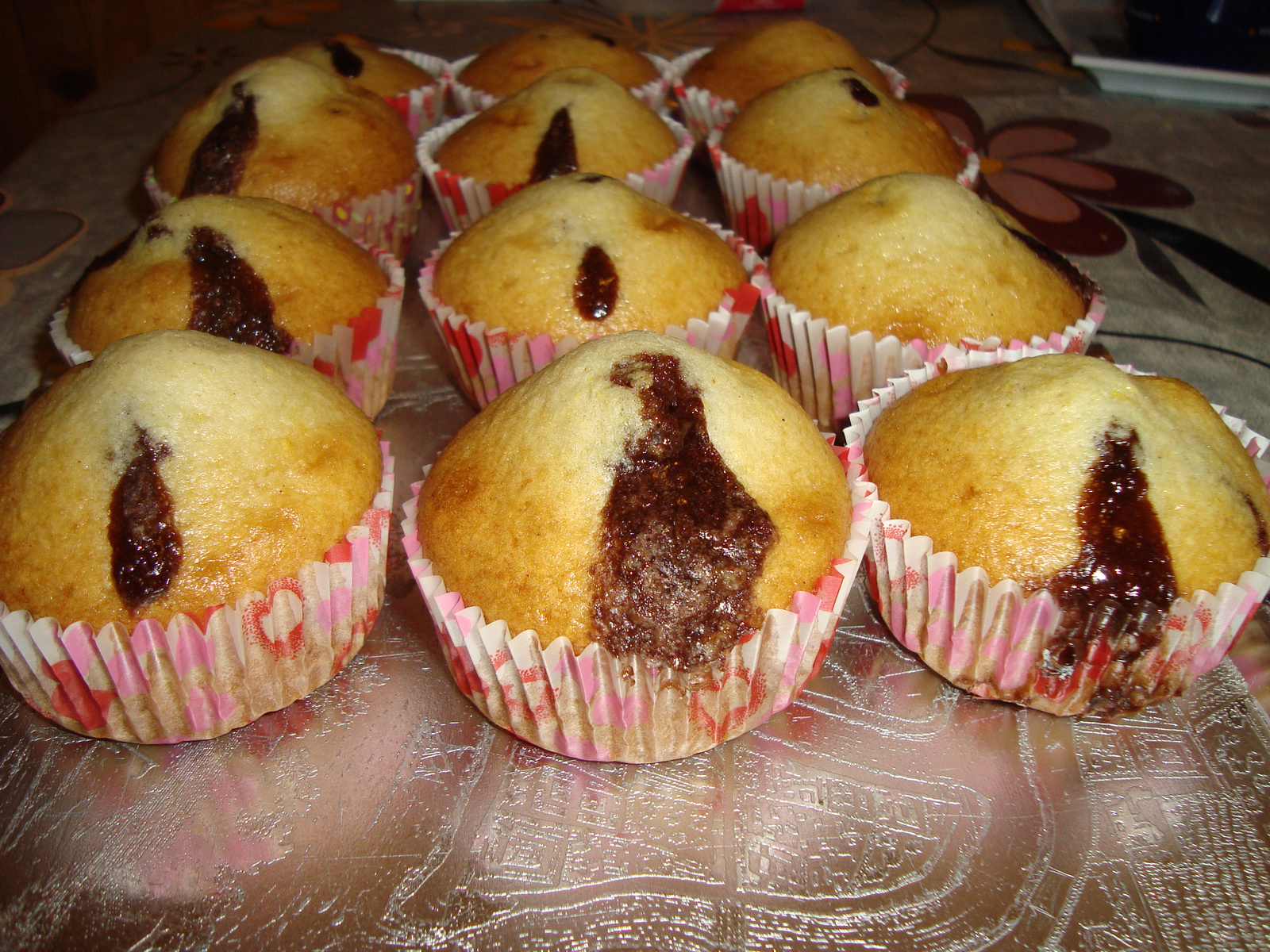 Mogyorókrémes muffin