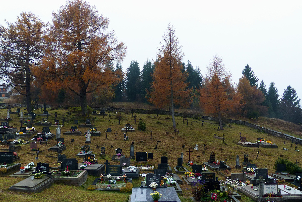 A temető Donovalyban