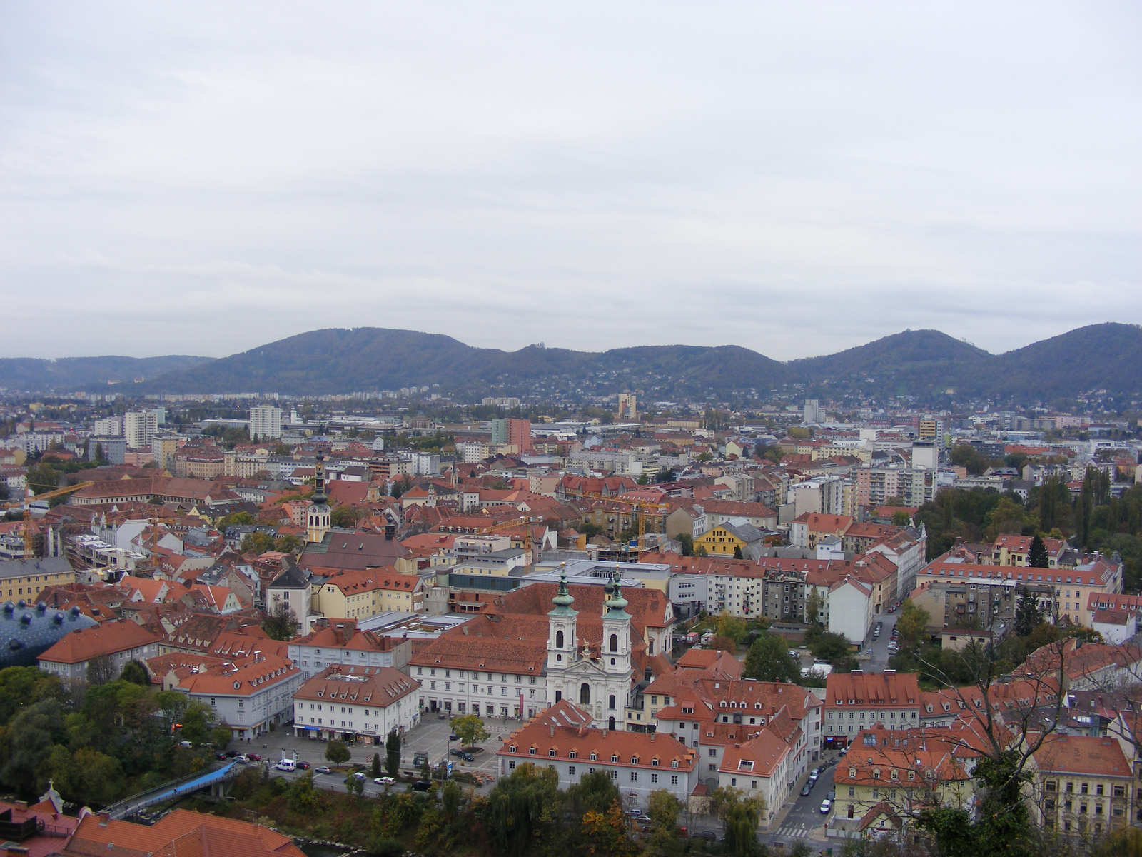 Graz a magasból