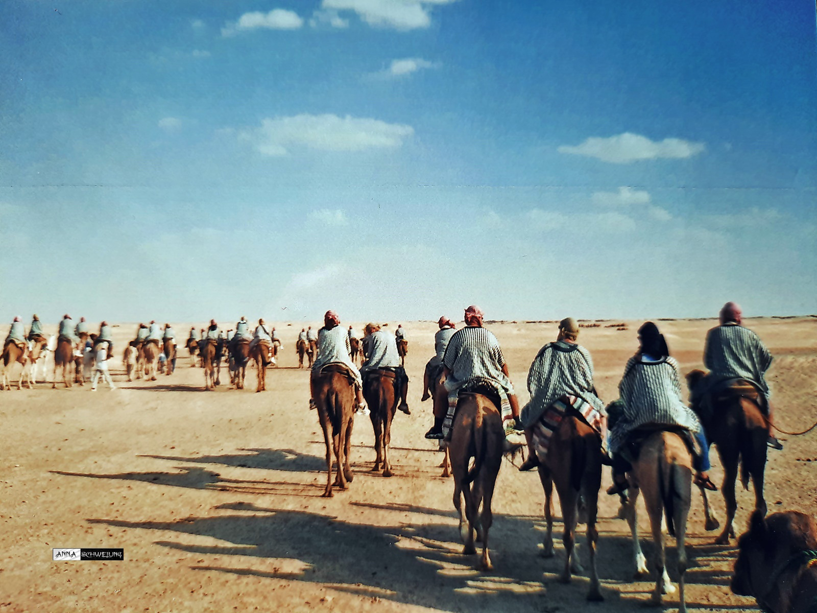 Irány a sivatag! (Tunézia, 2001. papírkép)