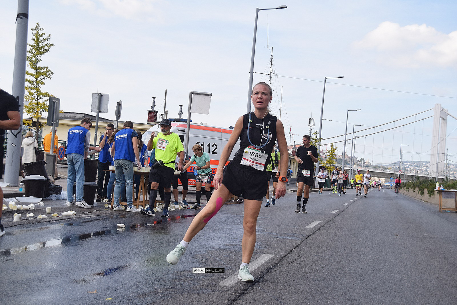 Brigitta első maratonja...