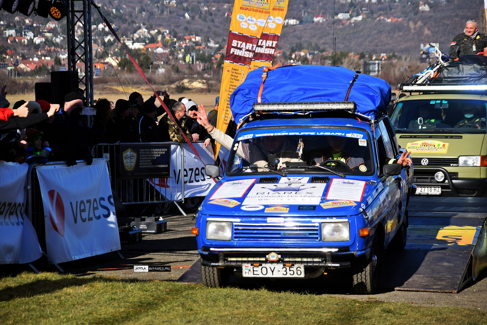 Már hazafelé, spanyol földön jár a Wartburg...