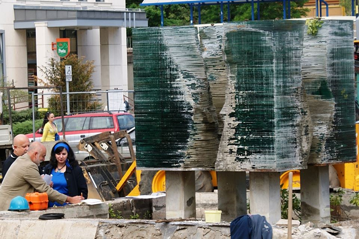 Salgótarjáni képek, szökőkút volt a Fő téren