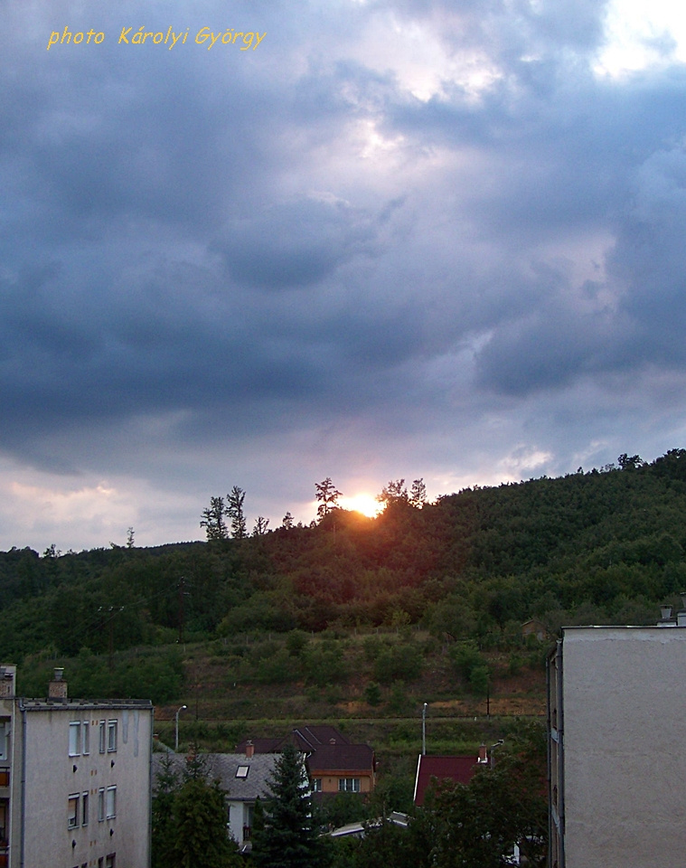 naplemente, a reflektált