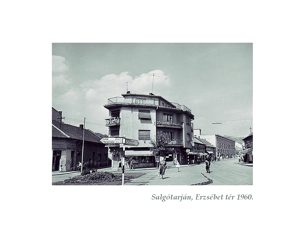 Salgótarján régen, Erzsébettér 1960