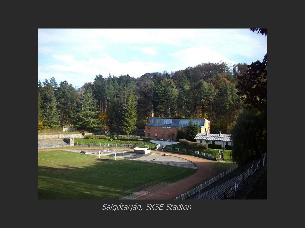 Salgótarján régen, a régi SESE stadion