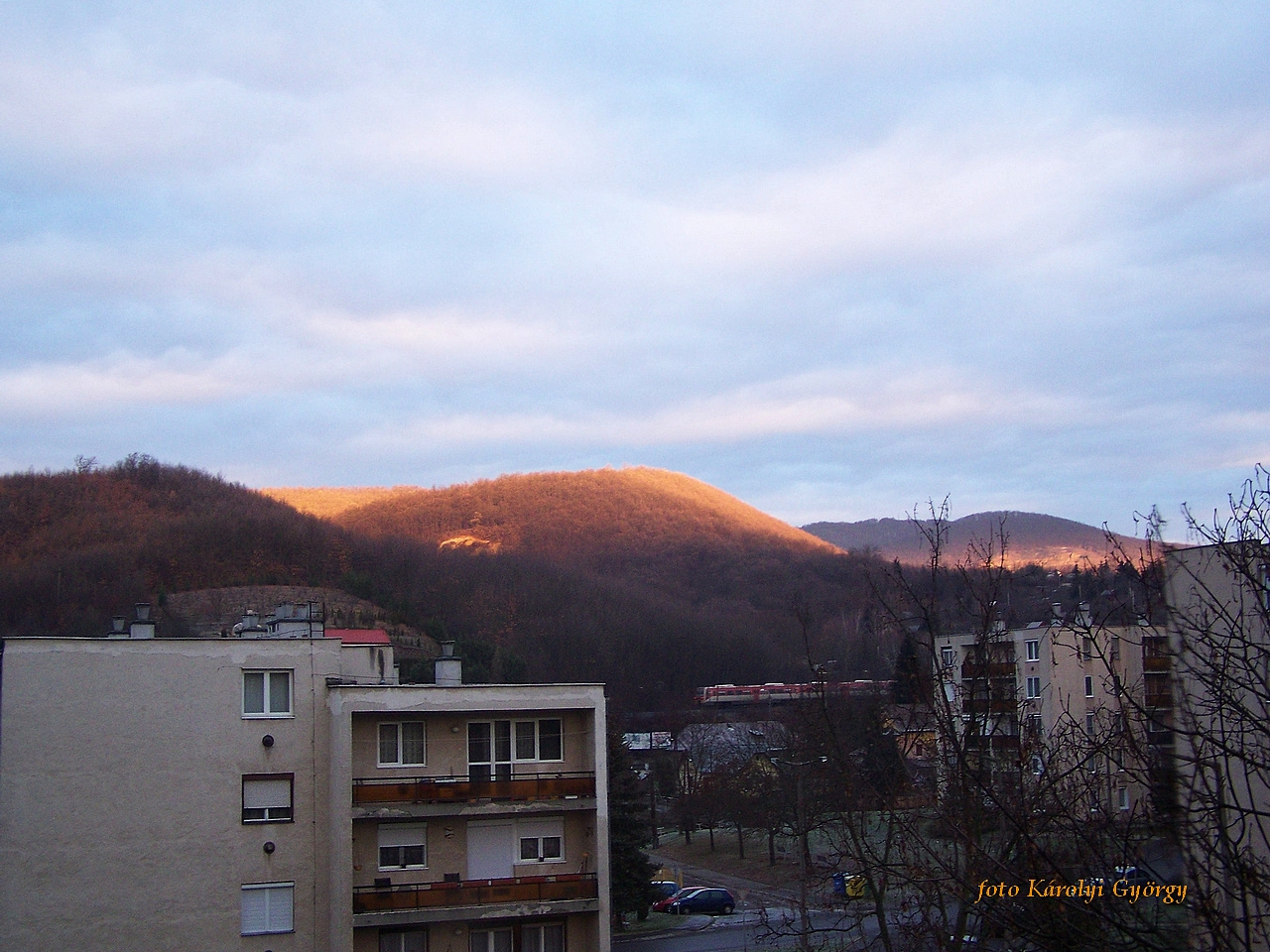 Besztercei képek, téli reggeli fények