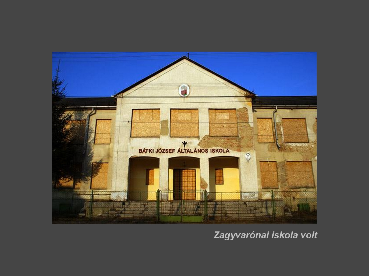 Salgótarjáni képek, Zagyvarónai Szalvai - Bátki iskola bezárva 2
