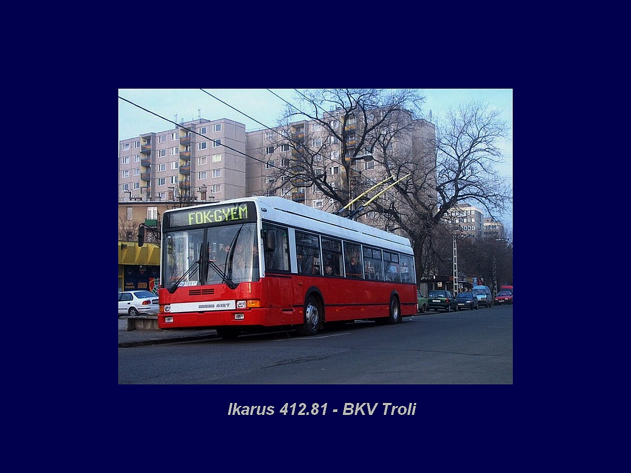 Magyar Busz, Ikarus 412.81 - BKV Troli