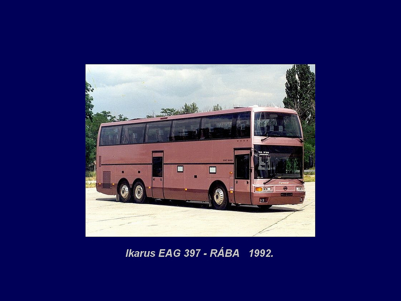 Magyar Busz, Ikarus EAG 397 - RÁBA 1992.