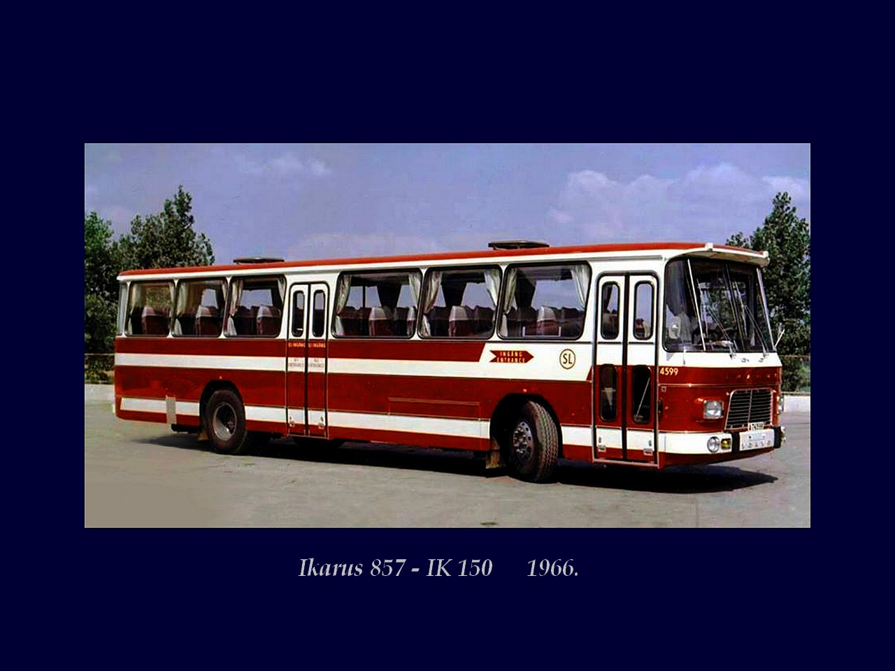 Magyar Busz, Ikarus 857 - IK150 1966.