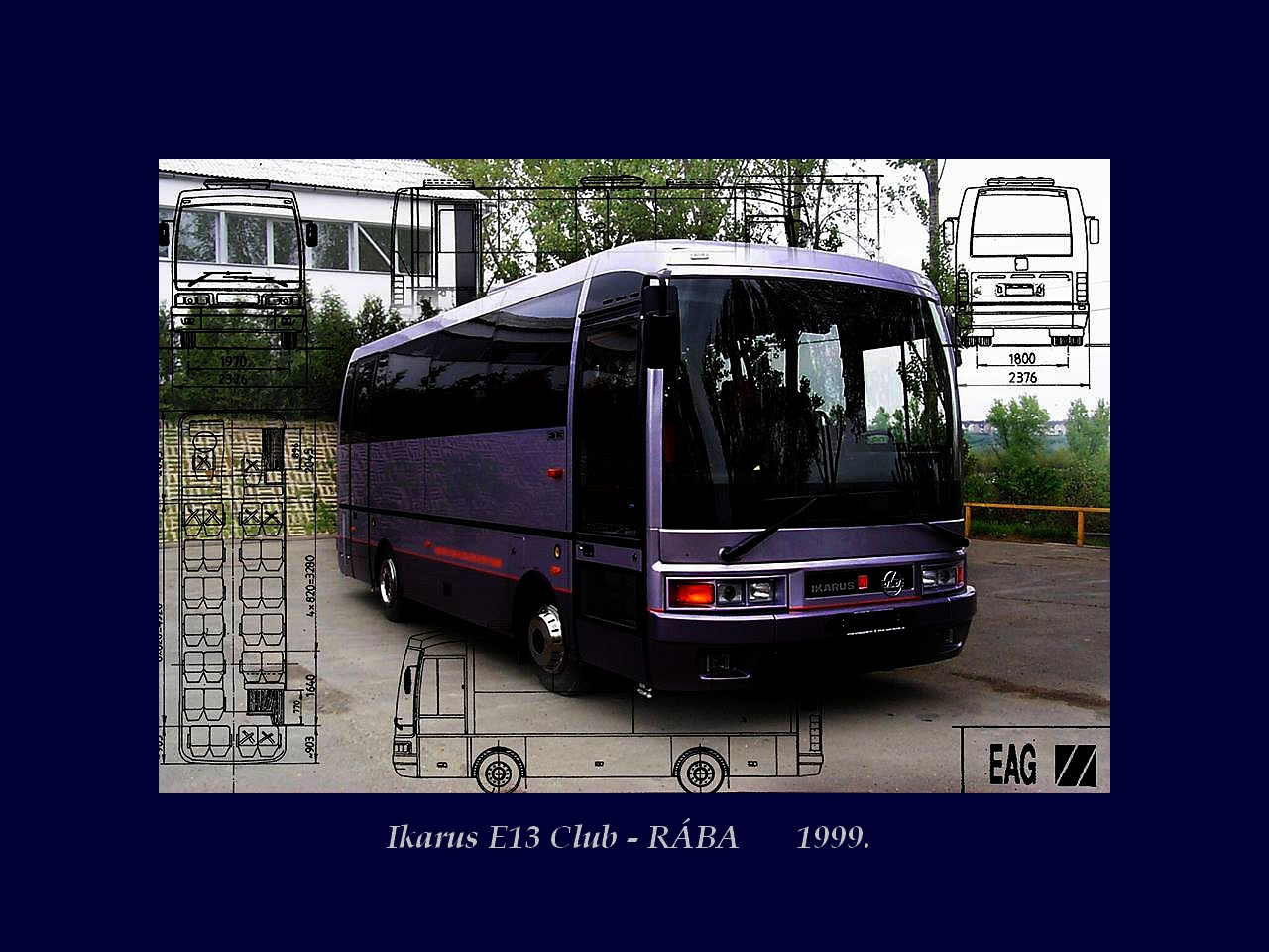 Magyar Busz, Ikarus E13 Club - RÁBA 1999.