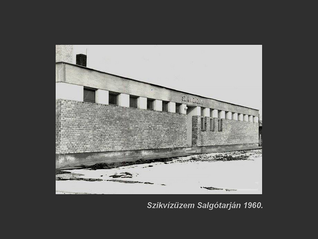 Salgótarján régen, a Szikvízüzem volt 1960, Szódagyár