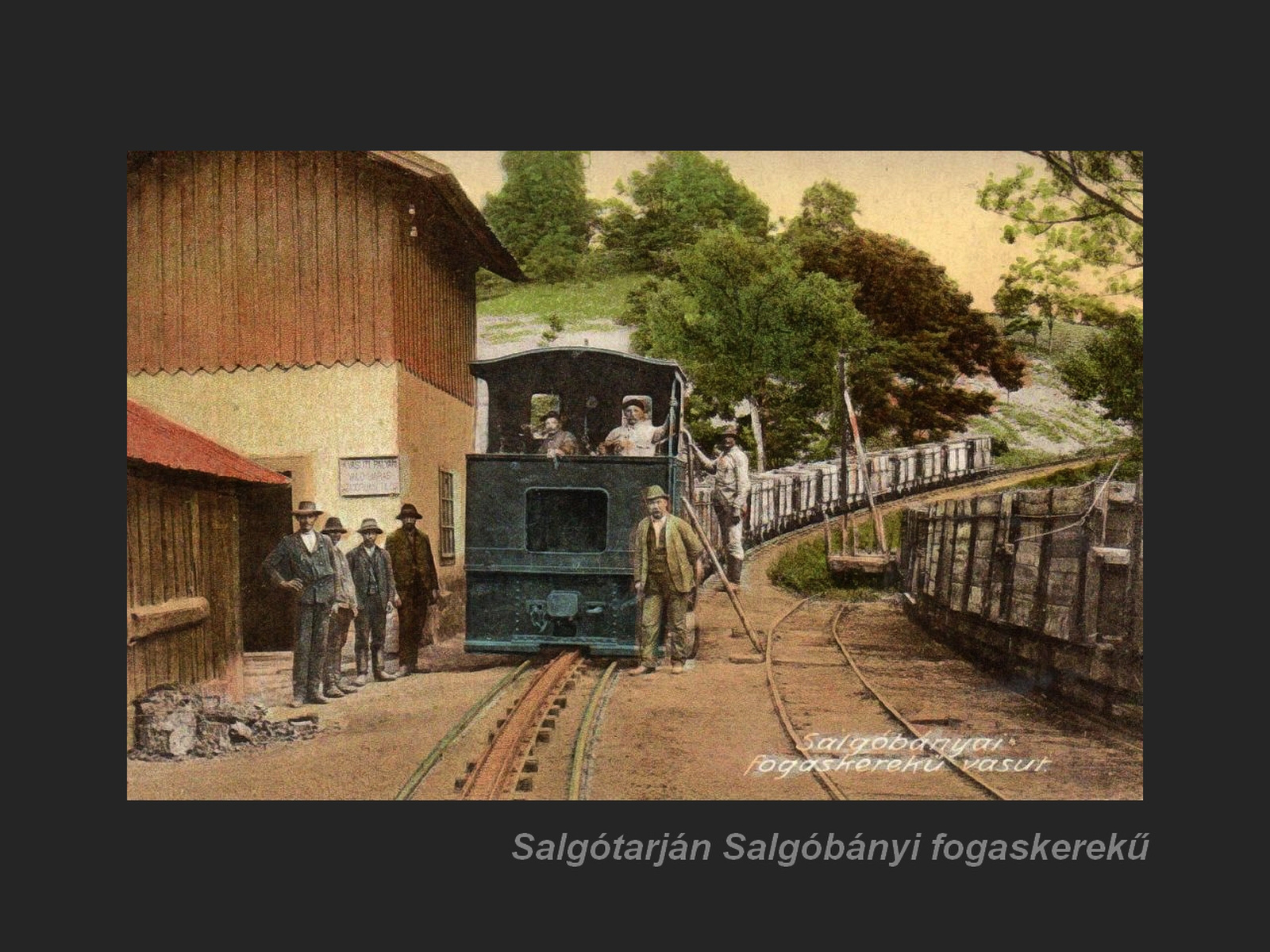 Salgótarján régen, Salgóbányai fogaskerekű vasút