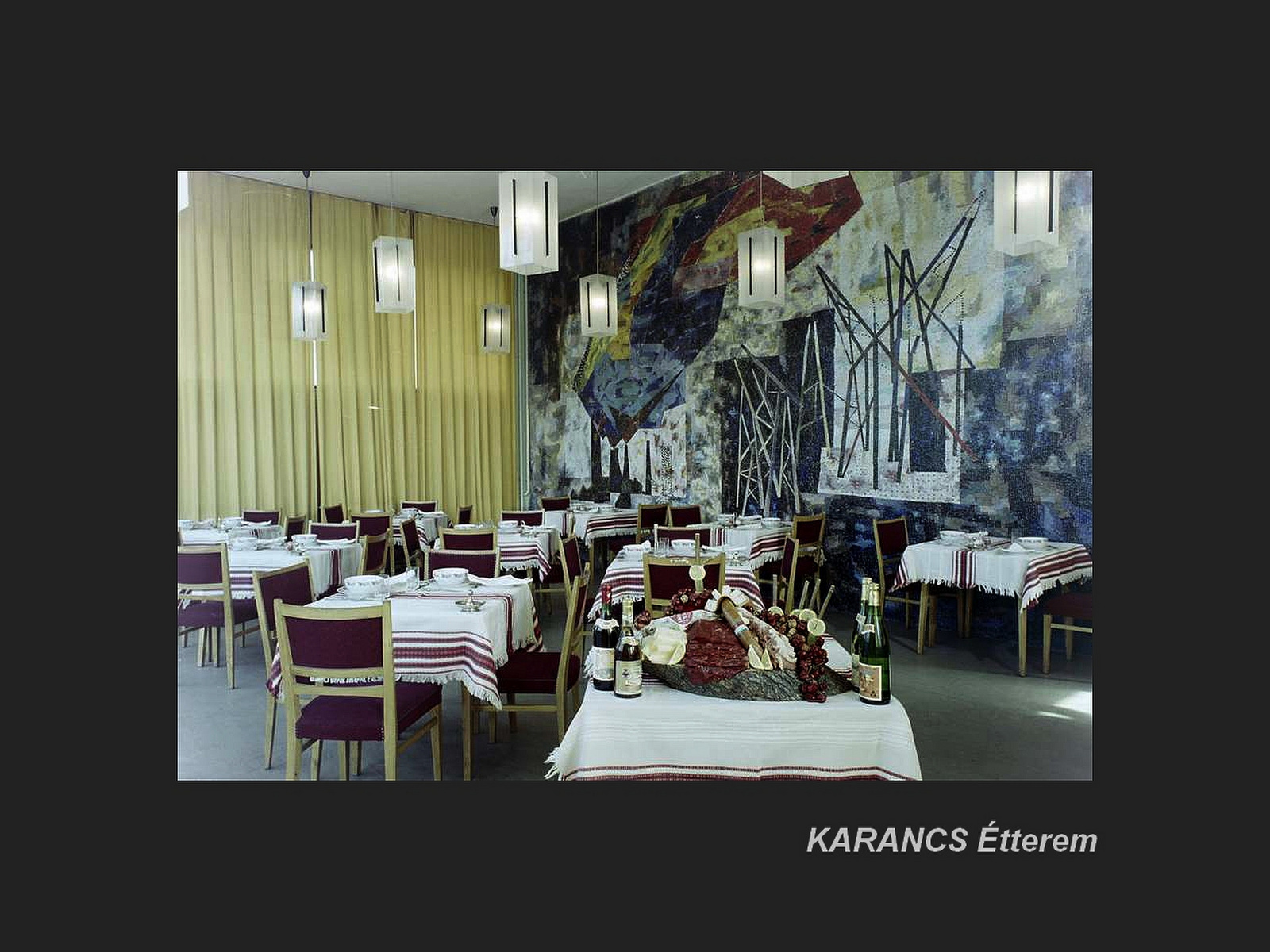 Salgótarján régen, a KARANCS Étterem 1965
