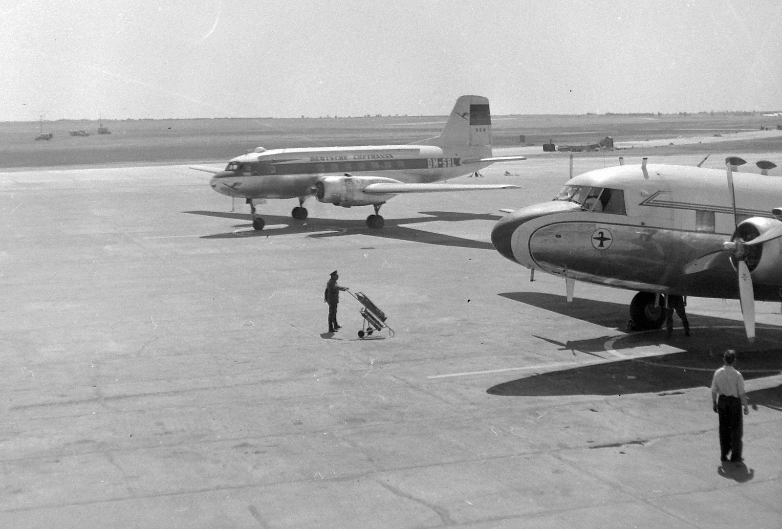 Il-14 Deutsche Lufthansa GmbH der DDR Budapest-Ferihegy 1962